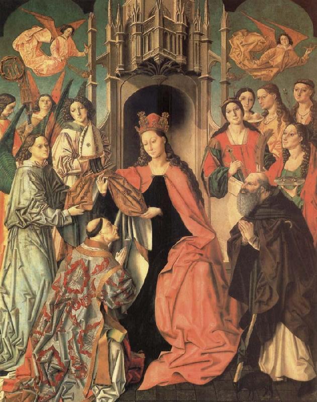  San Ildefonso receiving the chasuble